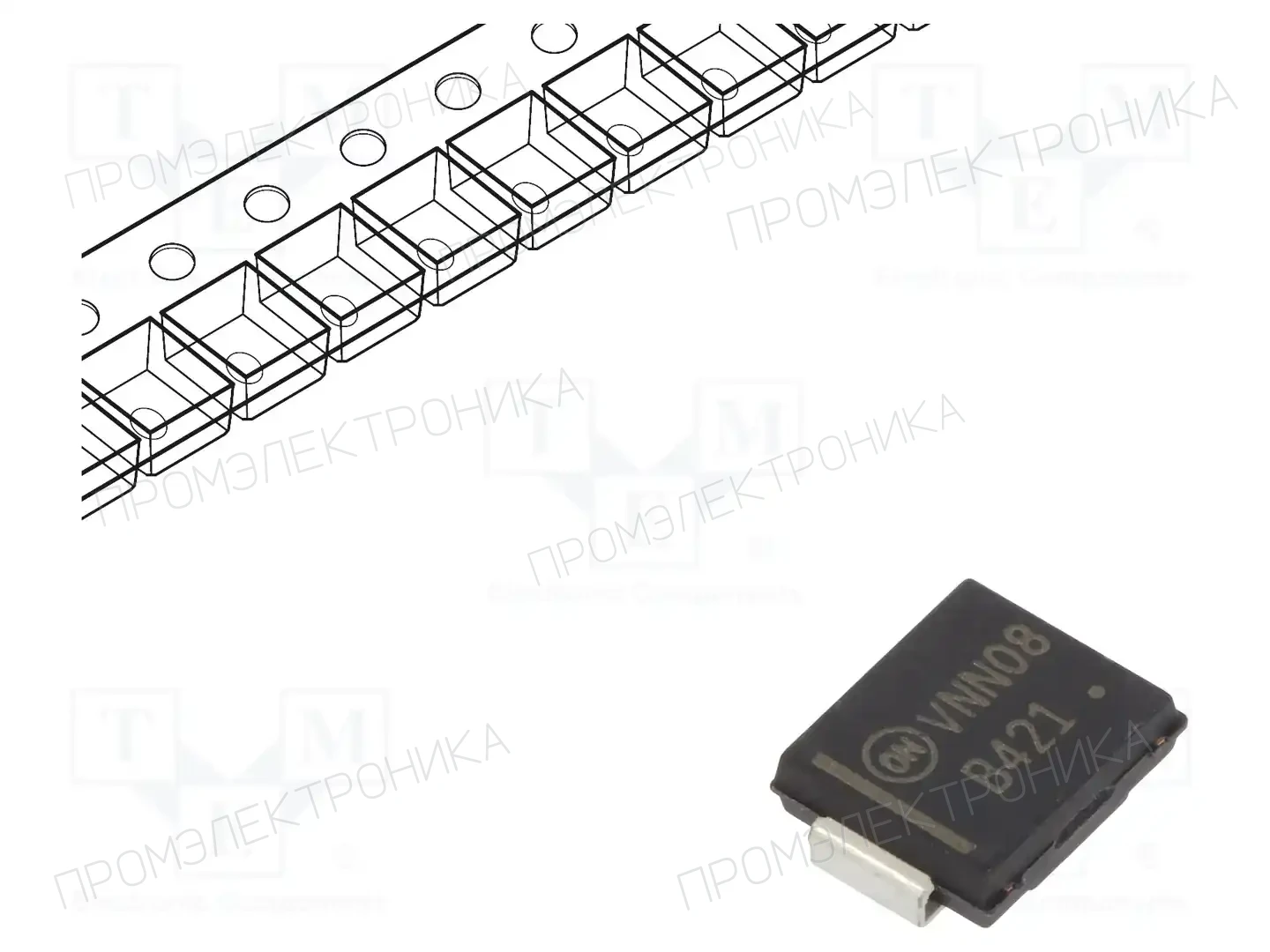 onsemi MBRS4201T3G — Диоды Шотки SMD