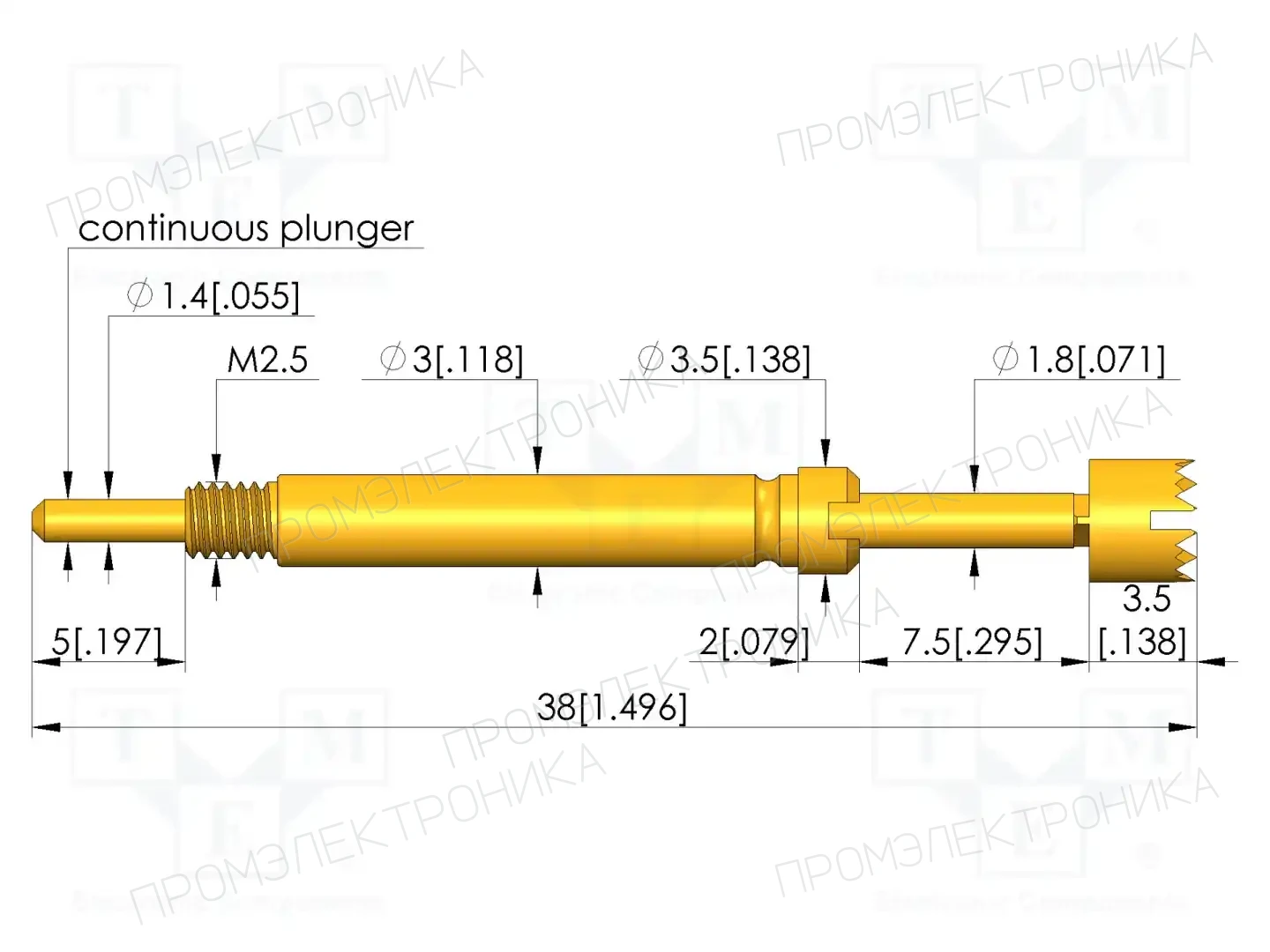 INGUN GKS-500 306 400 A 1502 M — Измерительные щупы