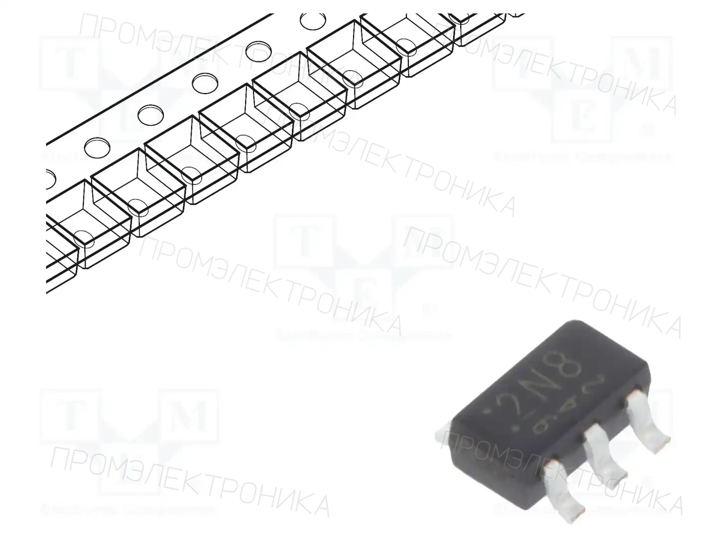 TOSHIBA TCR2EF28,LM(CT — Стабилизаторы напряжения нерегулир. LDO