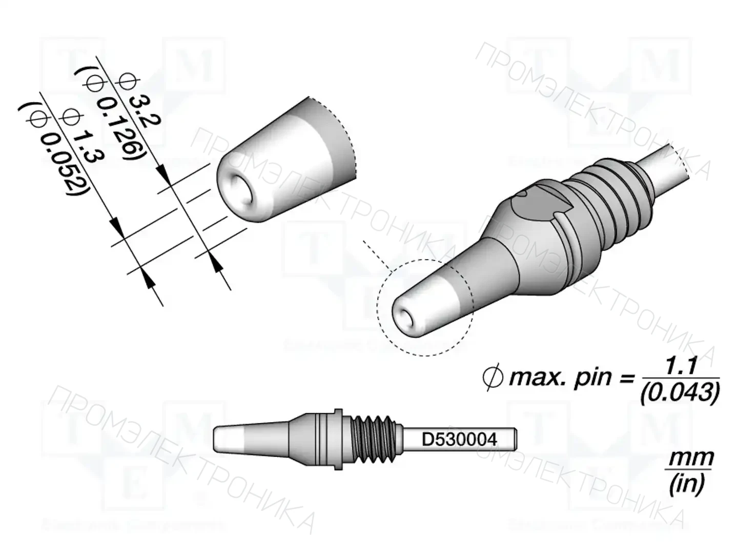JBC TOOLS D530004 — Распаечные жала