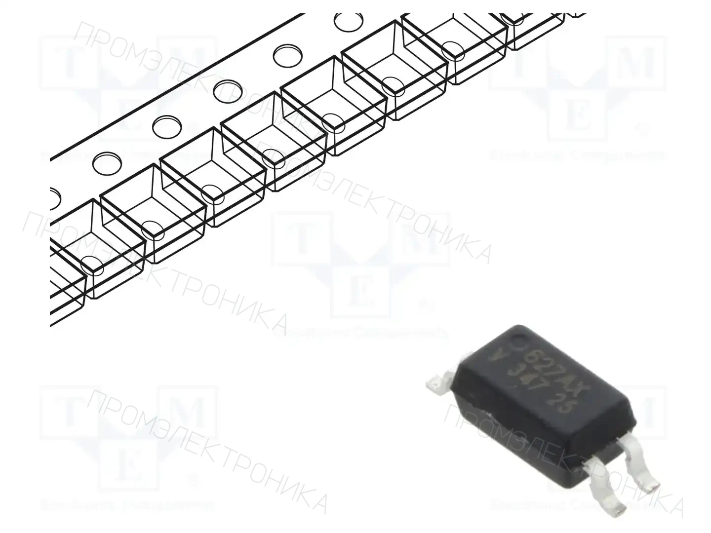 VISHAY VOS627A-X001T — Оптроны – аналоговый выход