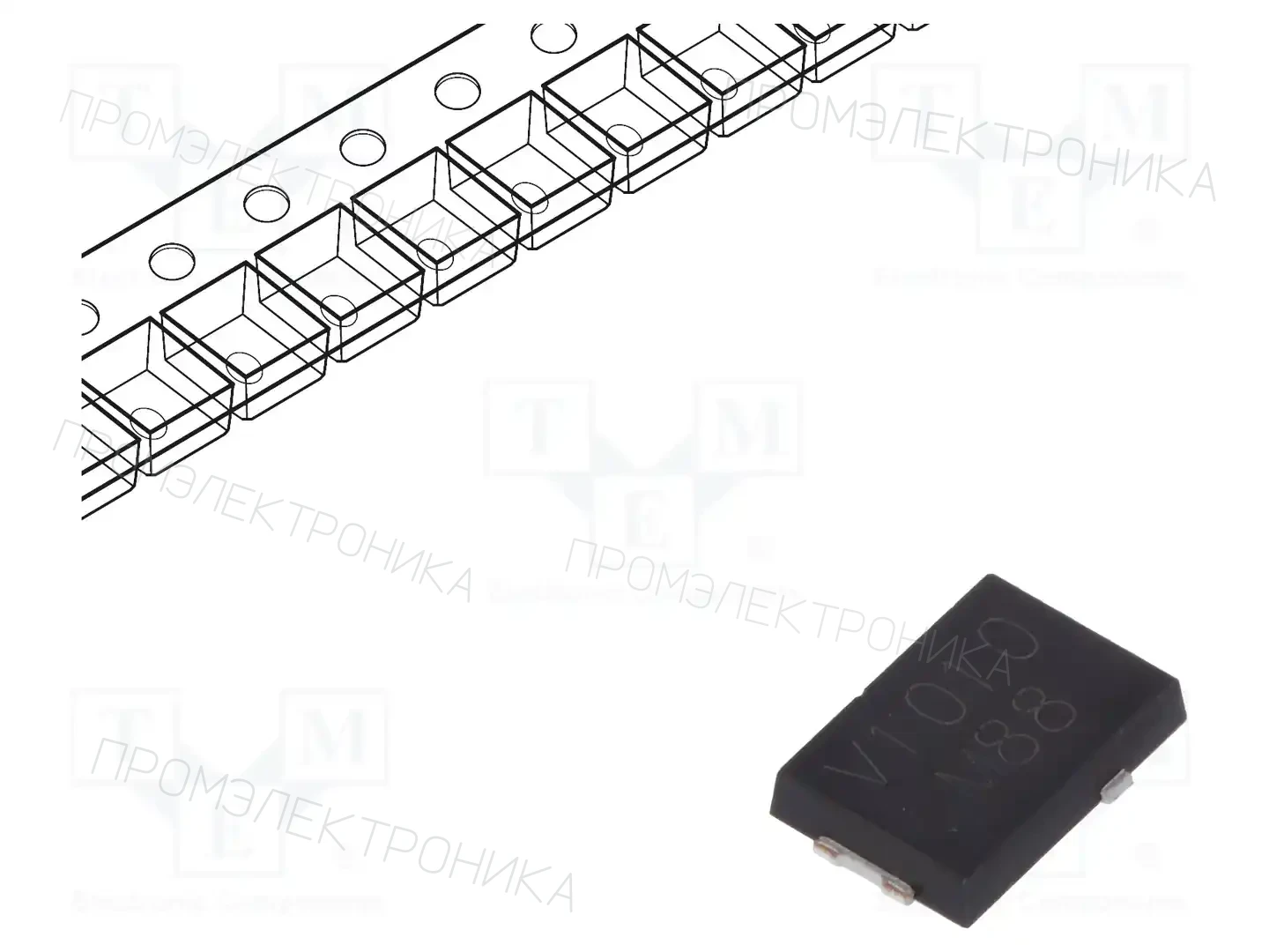 VISHAY V10P10-M3/86A — Диоды Шотки SMD