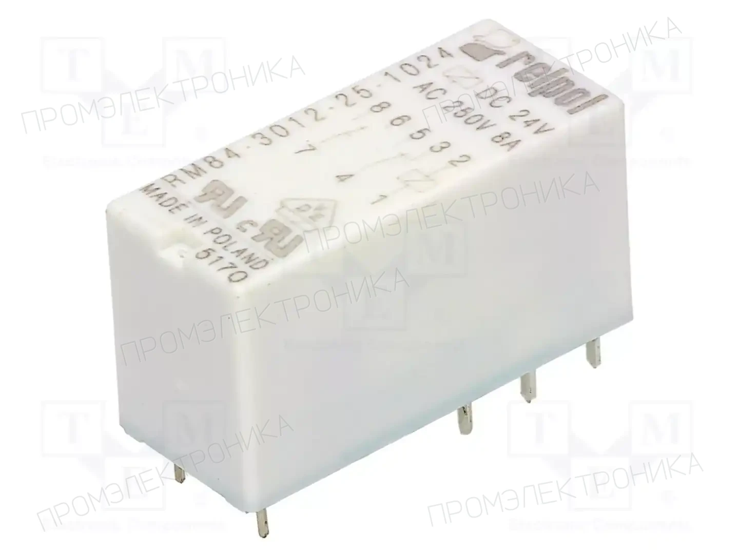 RELPOL RM84-3012-25-1024 — Реле электромагн. миниатюрные