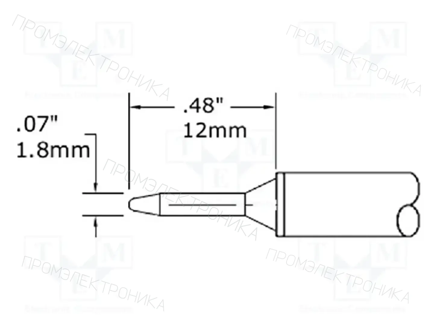 METCAL CVC-6CN1208S — Жала паяльников