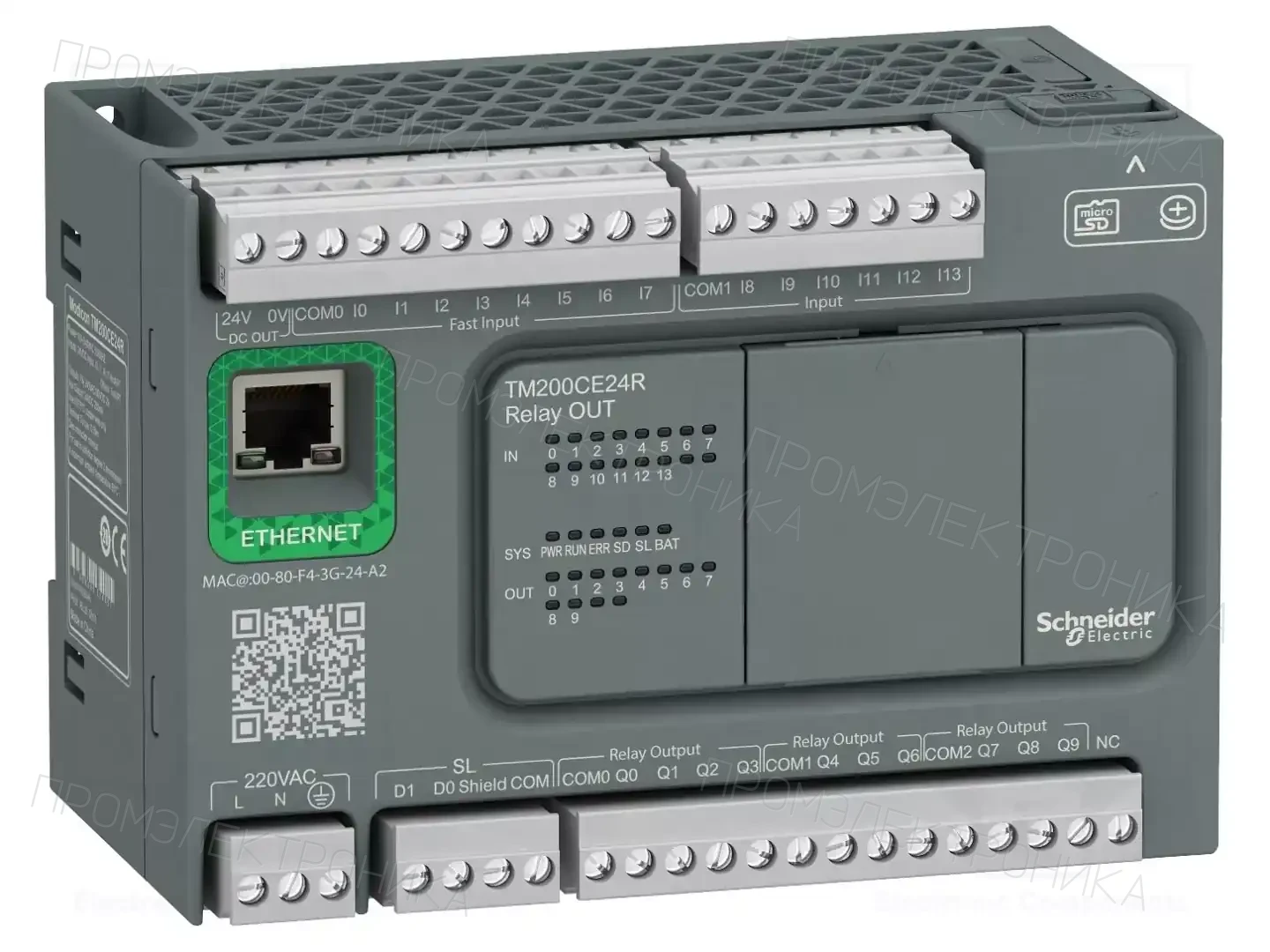 SCHNEIDER ELECTRIC TM200CE24R — Контроллеры PLC