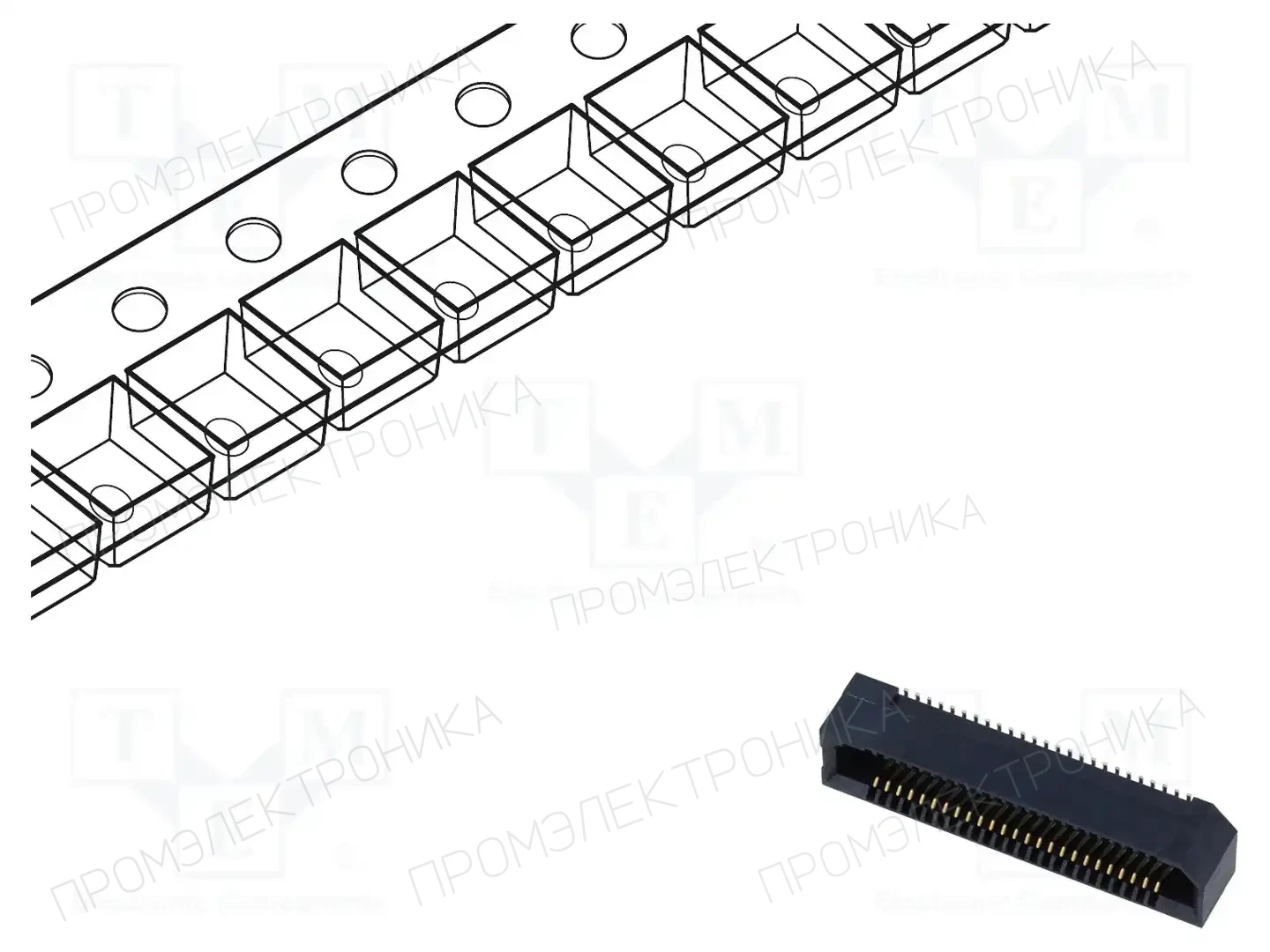 SAMTEC ERF8-025-05.0-S-DV-K-TR — Разъeмы пластина - пластина