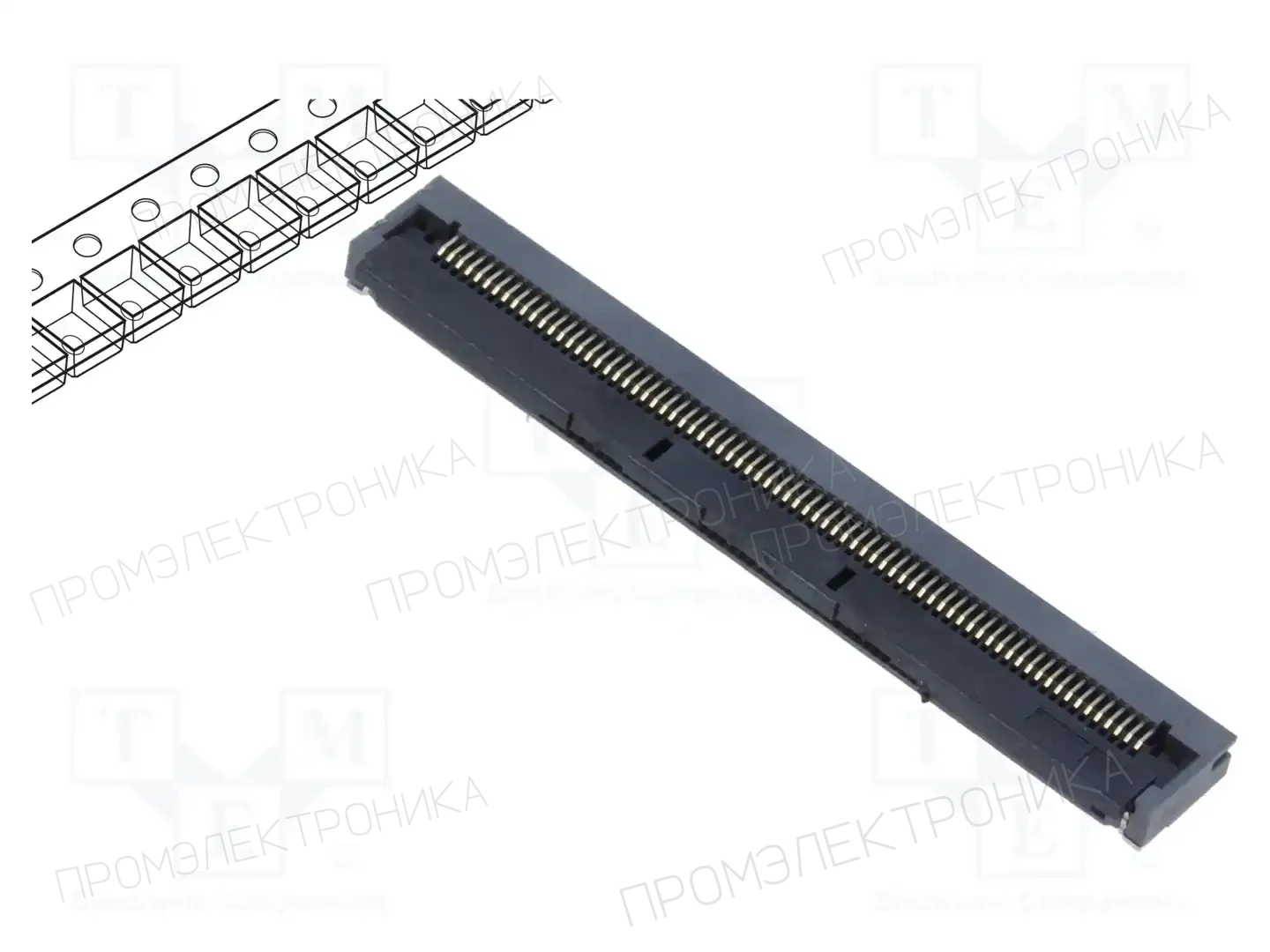 HIROSE FH28K-74S-0.5SH(98) — Разъeмы FFC/FPC растр 0,5мм