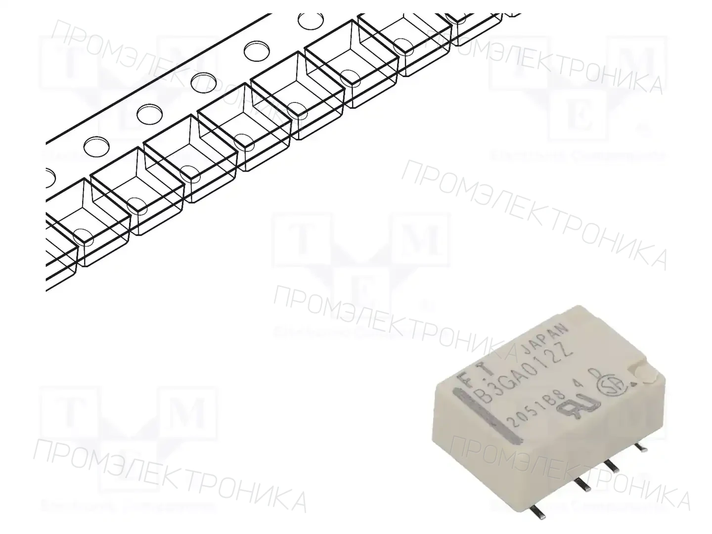 FCL Components FTR-B3GA012Z-B10 — Реле электромагн. миниатюрные