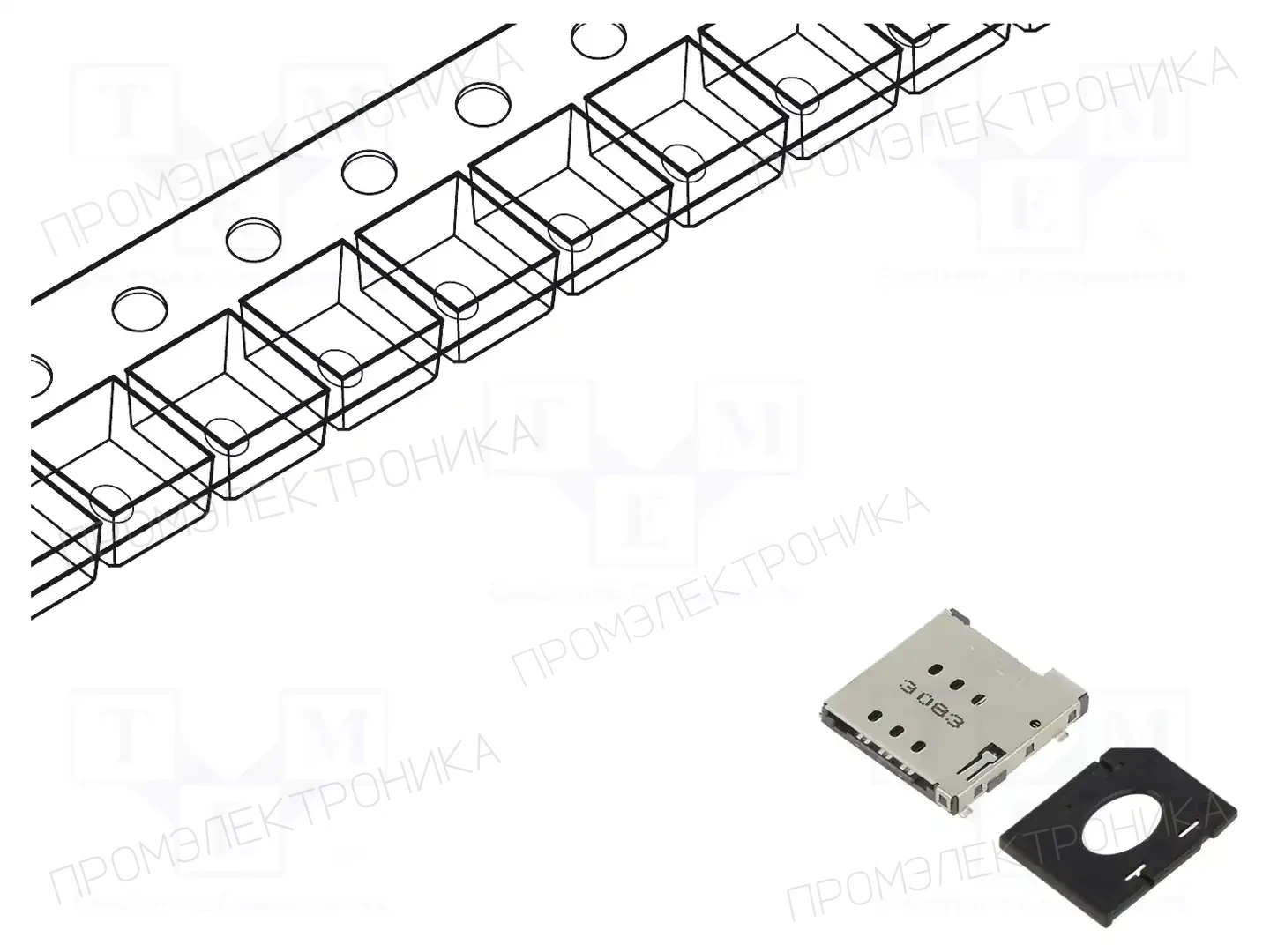 ATTEND 115U-A101+115U-T001 — Разъeмы для карт