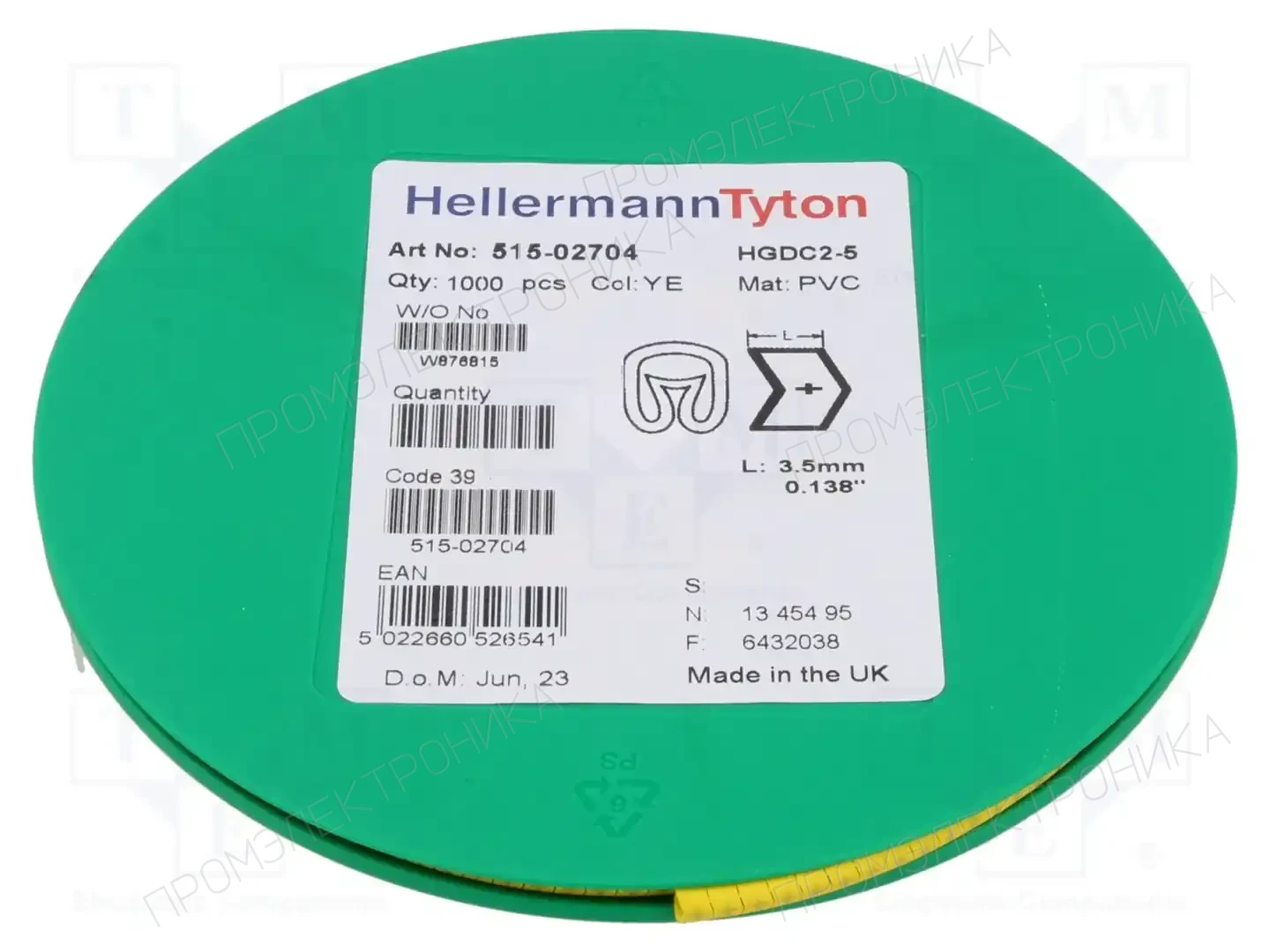 HELLERMANNTYTON 515-02704 — Маркеры проводов