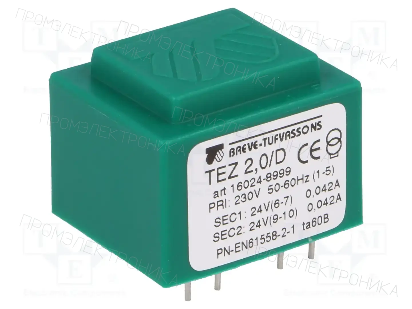 BREVE TUFVASSONS 16024-8999 — Трансформаторы PCB