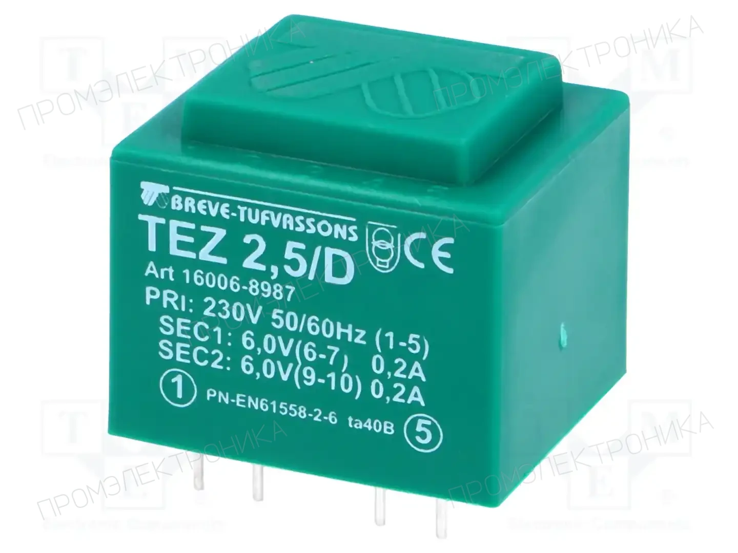 BREVE TUFVASSONS 16006-8987 — Трансформаторы PCB