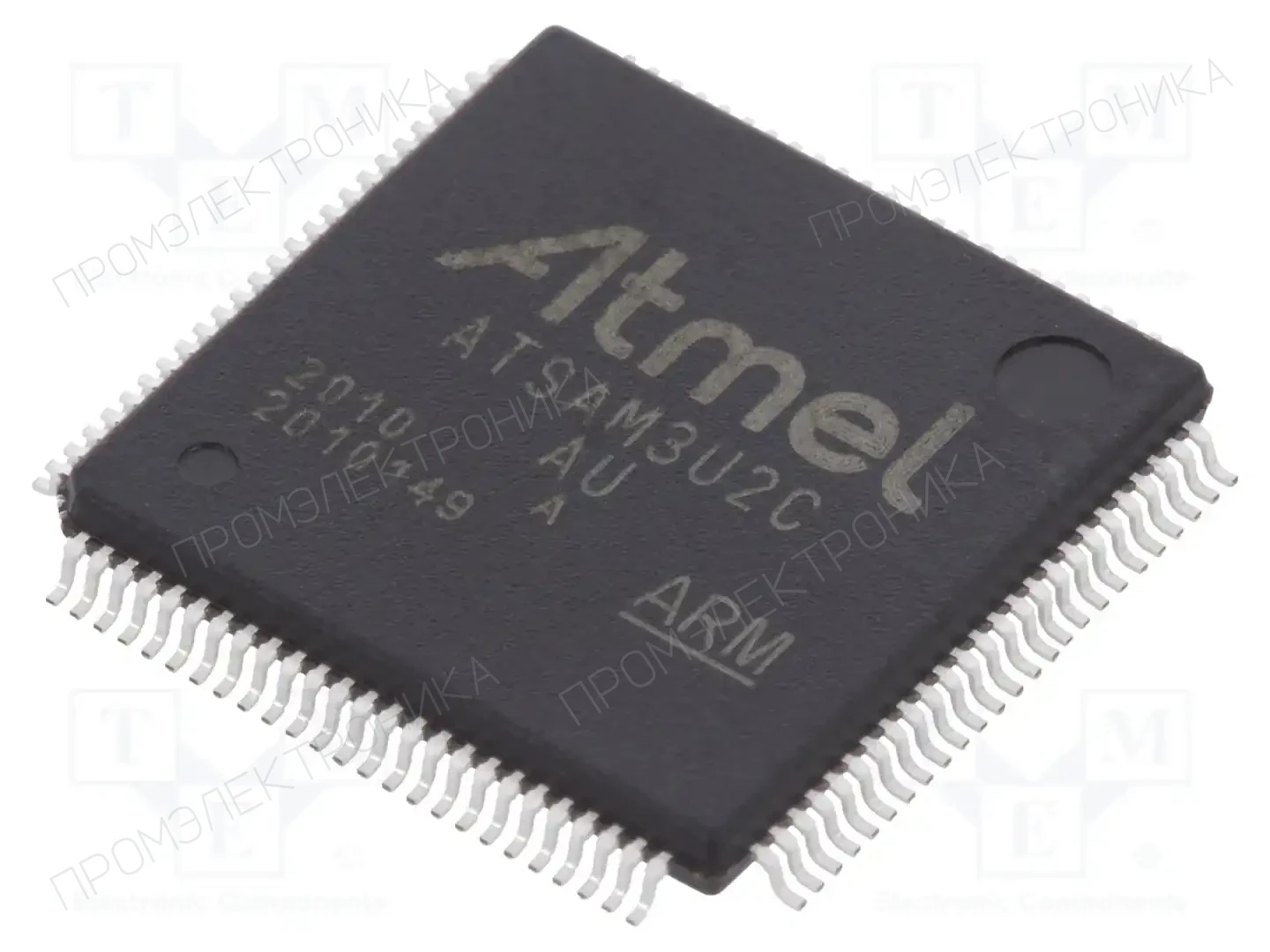 Microchip Technology ATSAM3U2CA-AU — Линейка ARM 32-bit