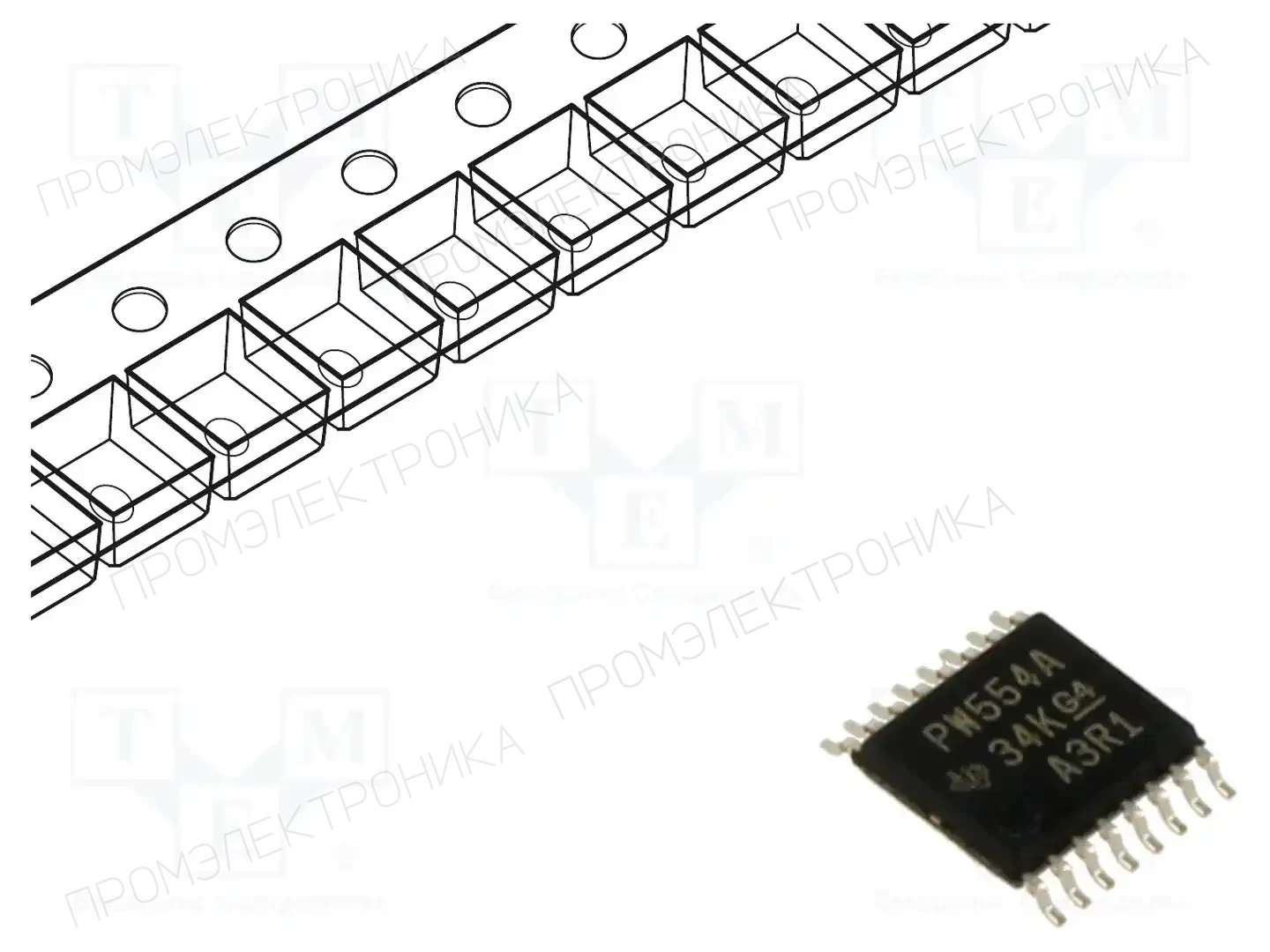 Texas Instruments TCA9554APWR — Микросхемы - интерфейсы осталь