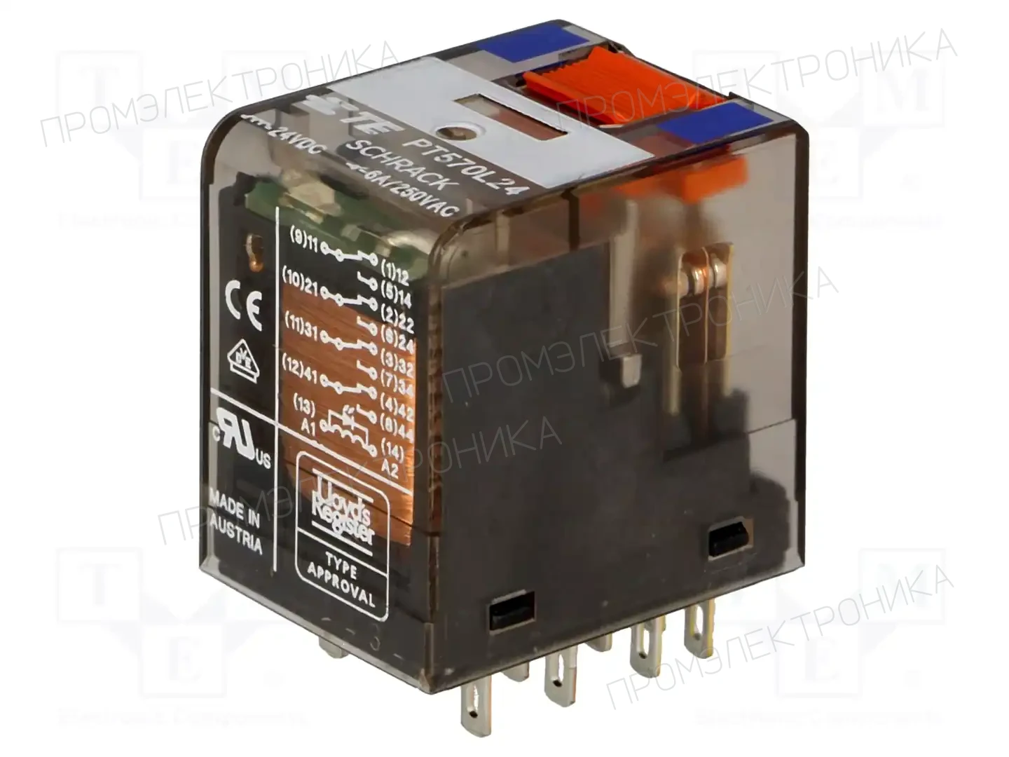 TE Connectivity 6-1415001-1 — Реле электромагн. промышленные