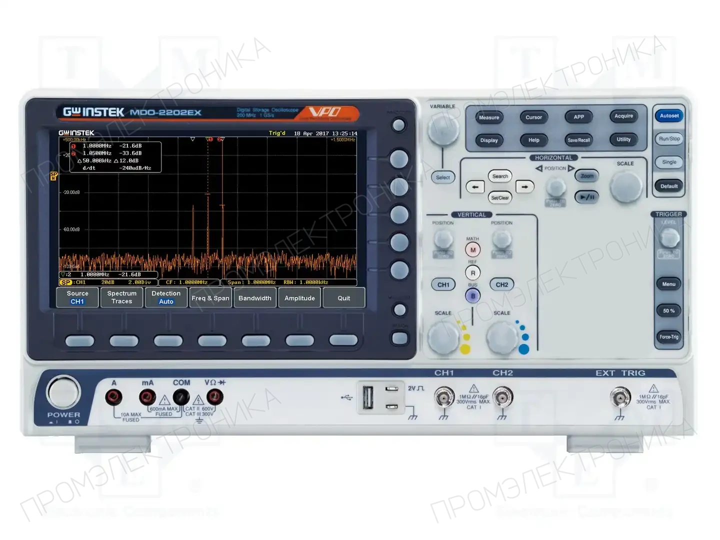 GW INSTEK MDO-2072EX — Осциллоскопы цифровые