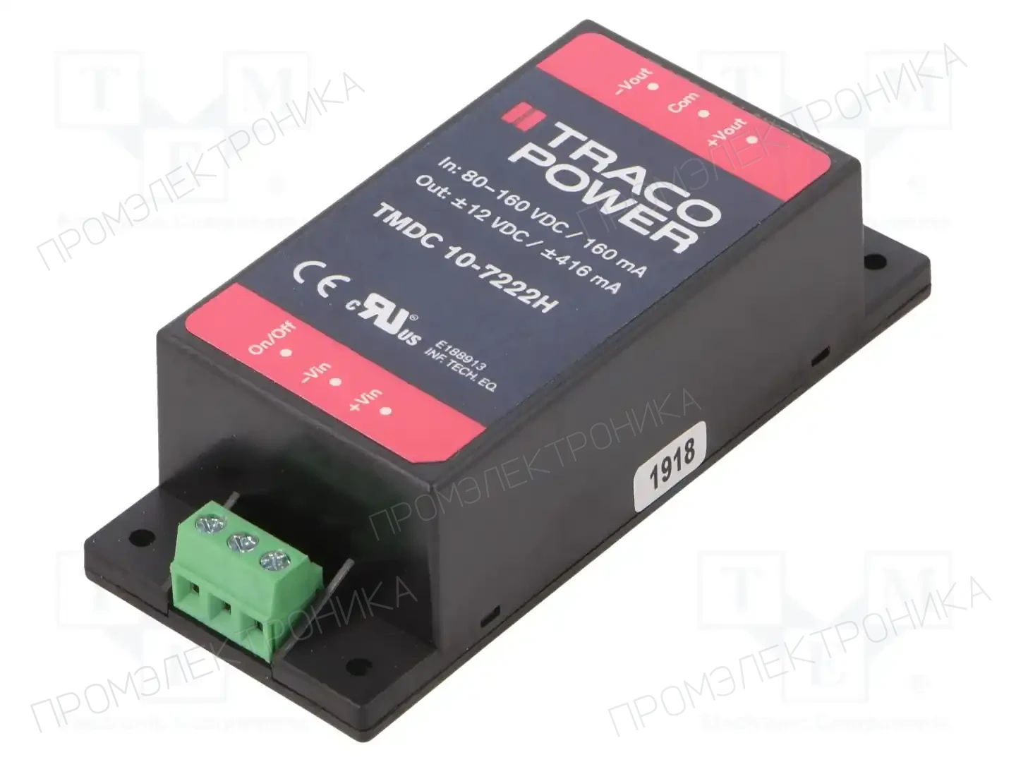 TRACO POWER TMDC 10-7222H — Преобразователи DC/DC