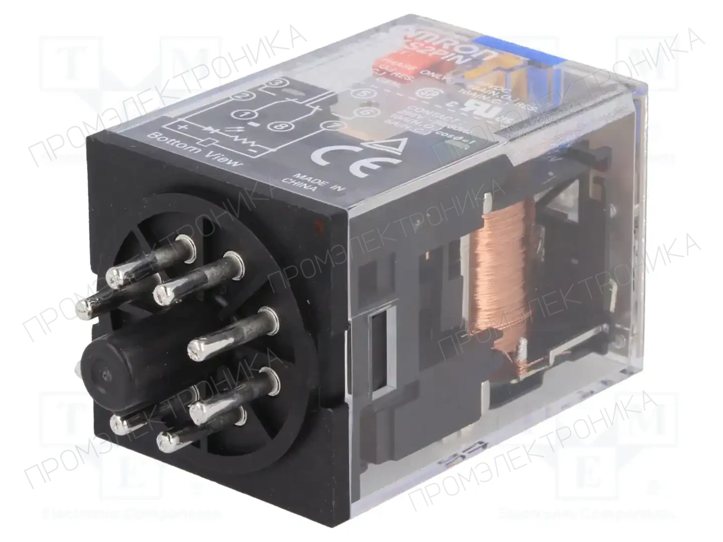 OMRON MKS2PIN DC24 — Реле электромагн. промышленные