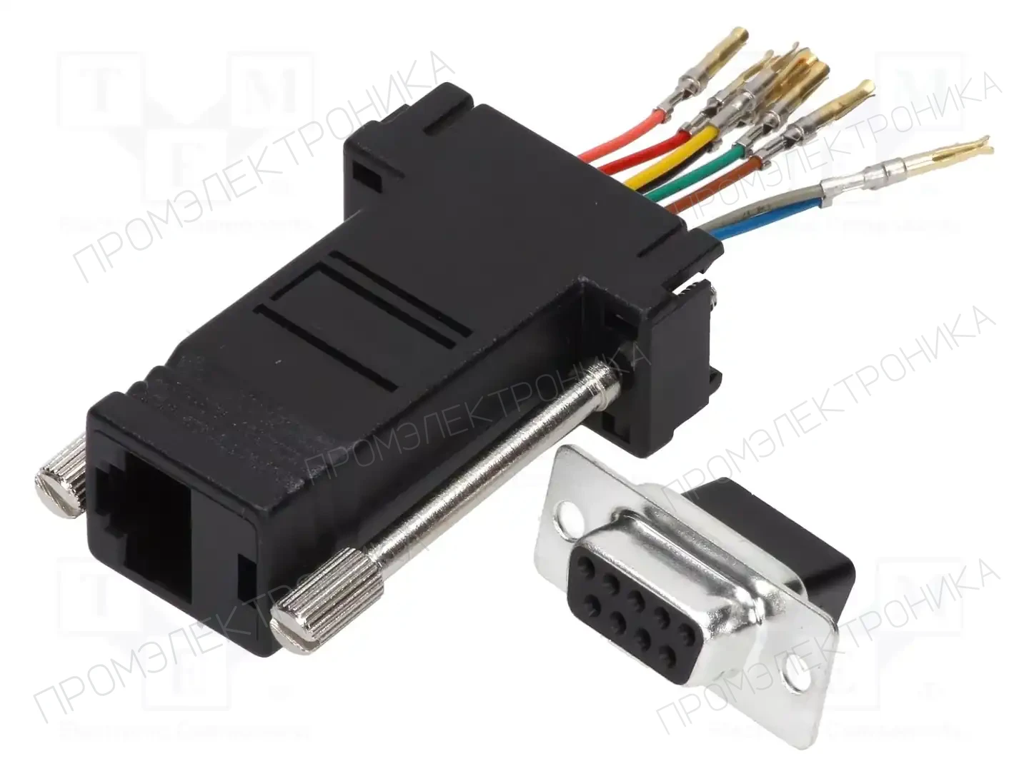 MH CONNECTORS MHDA9-SMJ8-K-RC — Адаптеры D-Sub