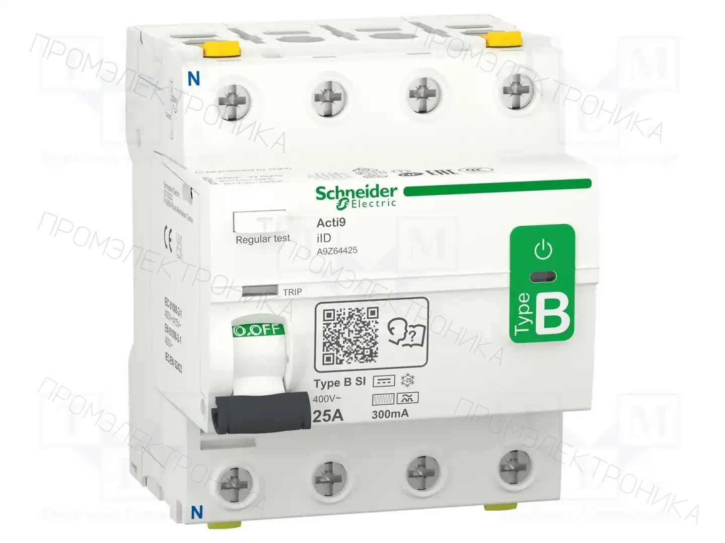 SCHNEIDER ELECTRIC A9Z64425 — Дифференциальные выключатели