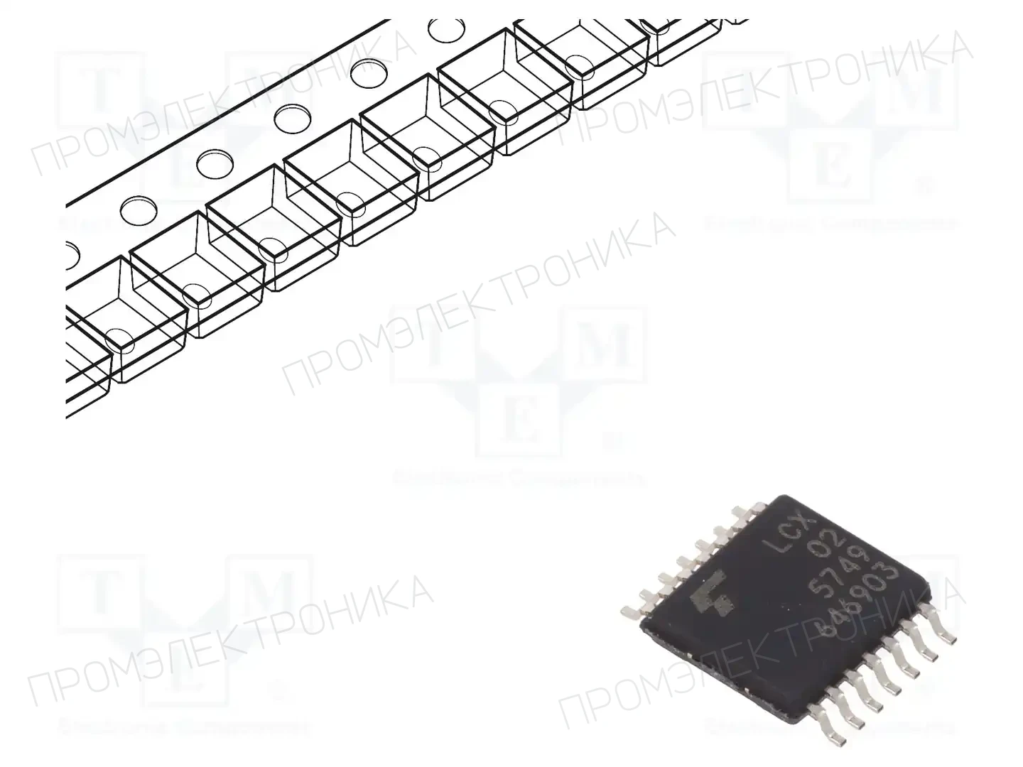 TOSHIBA 74LCX02FT(AJ) — Ворота, инверторы