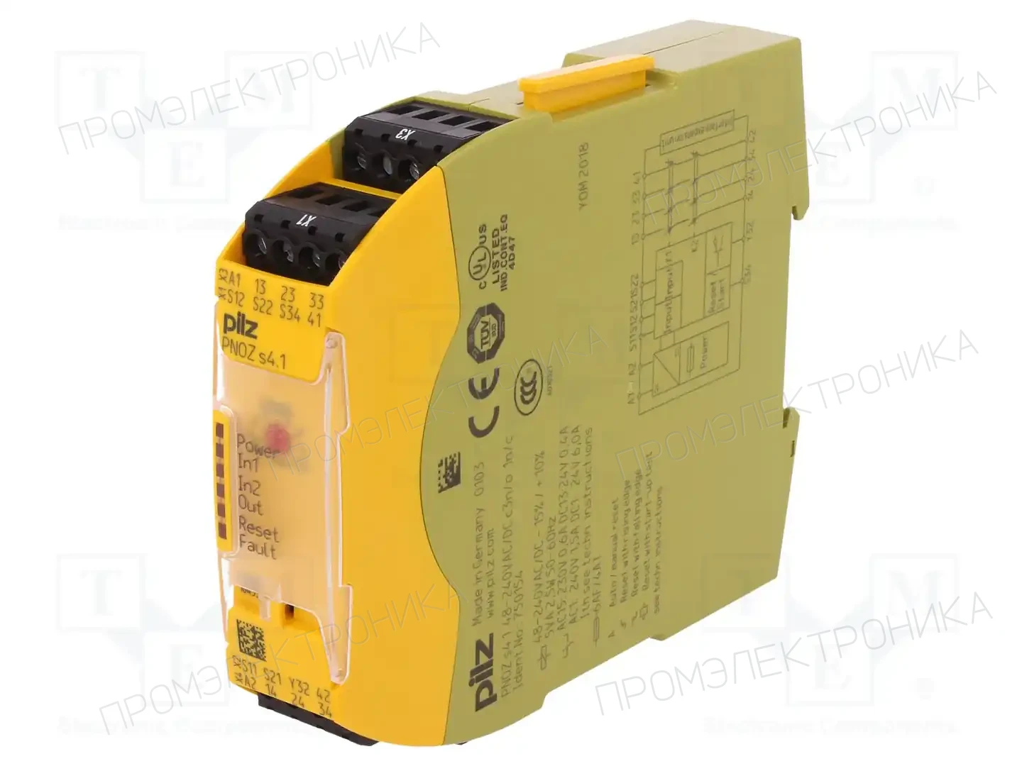 PILZ 750154 — Выключат. безопасности - мод. управления