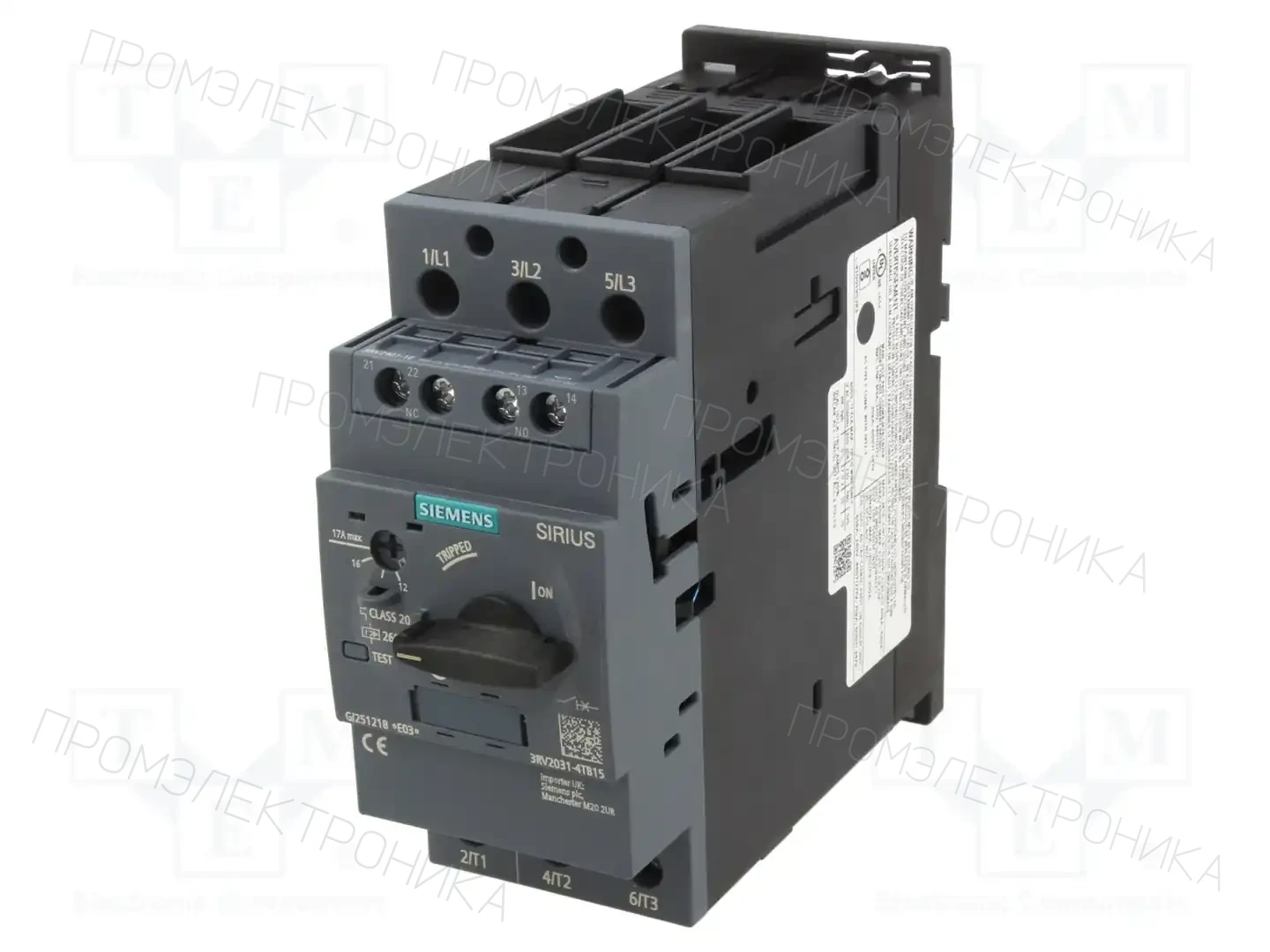 SIEMENS 3RV2031-4TB15 — Выключатели двигательные