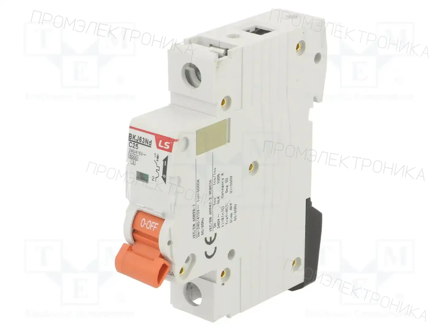 LS ELECTRIC BKJ63ND 1P C25 — Выключатели максимального тока