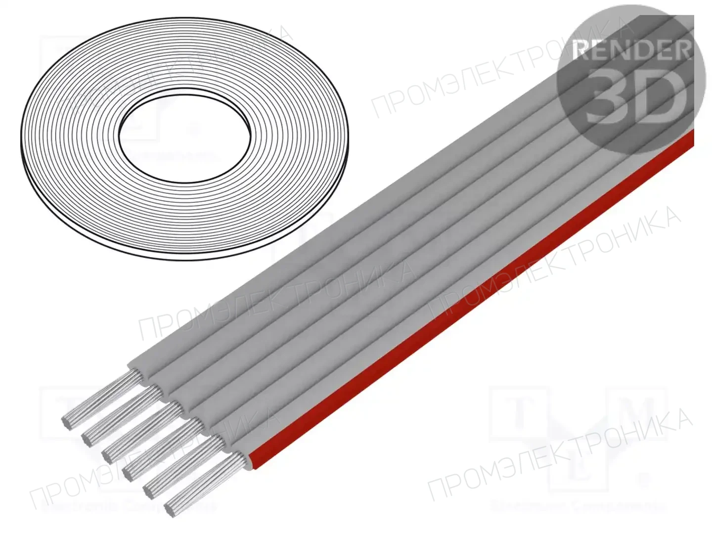 BQ CABLE FLC-06/30-E — Провода ленточные одноцветные