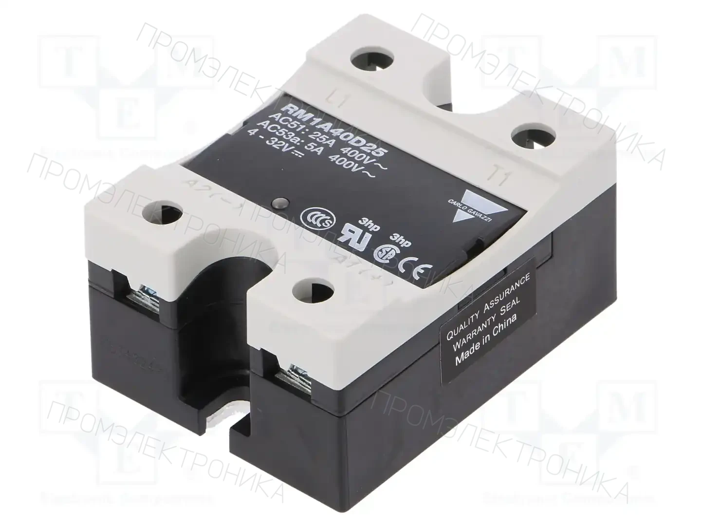 CARLO GAVAZZI RM1A40D25 — Реле SSR однофазные