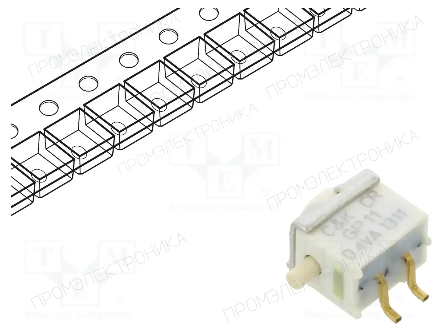 C&K GP11MSA1BE — Переключатели стандартные