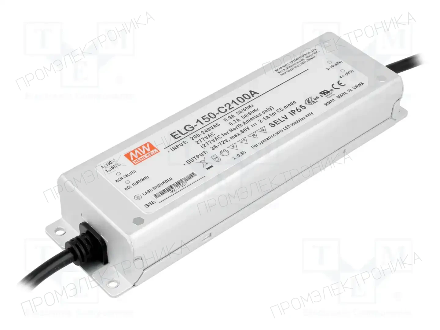 MEAN WELL ELG-150-C2100A — Блоки питания для LED