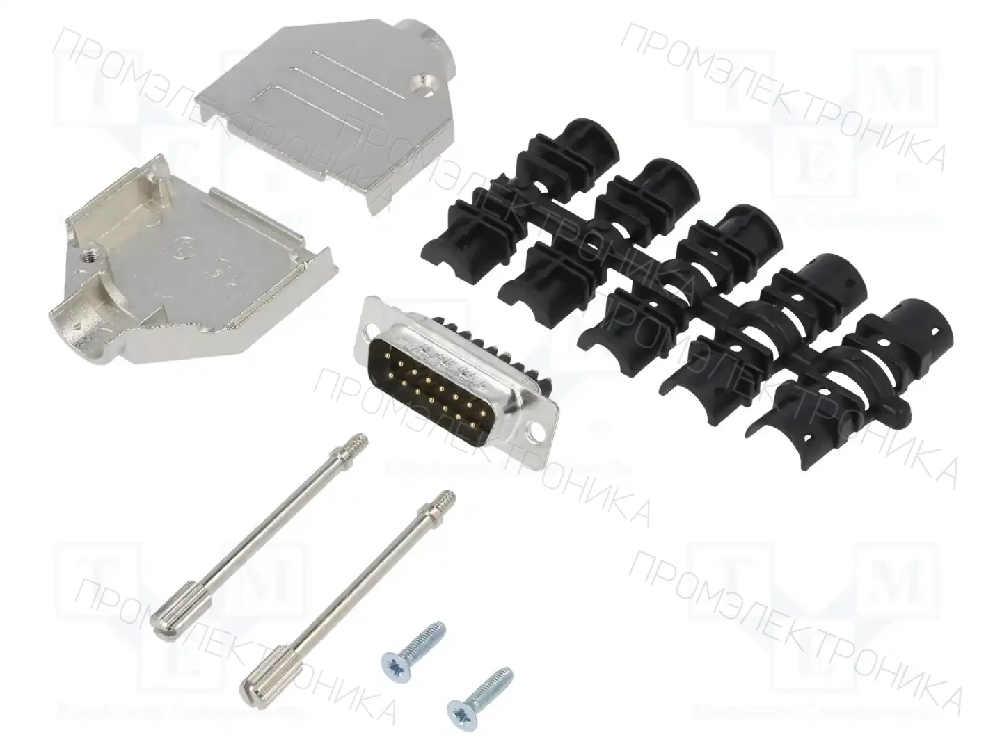 AMPHENOL COMMUNICATIONS SOLUTIONS L17DTZK15+L717DA15PST — Комплектные штекеры D-Sub