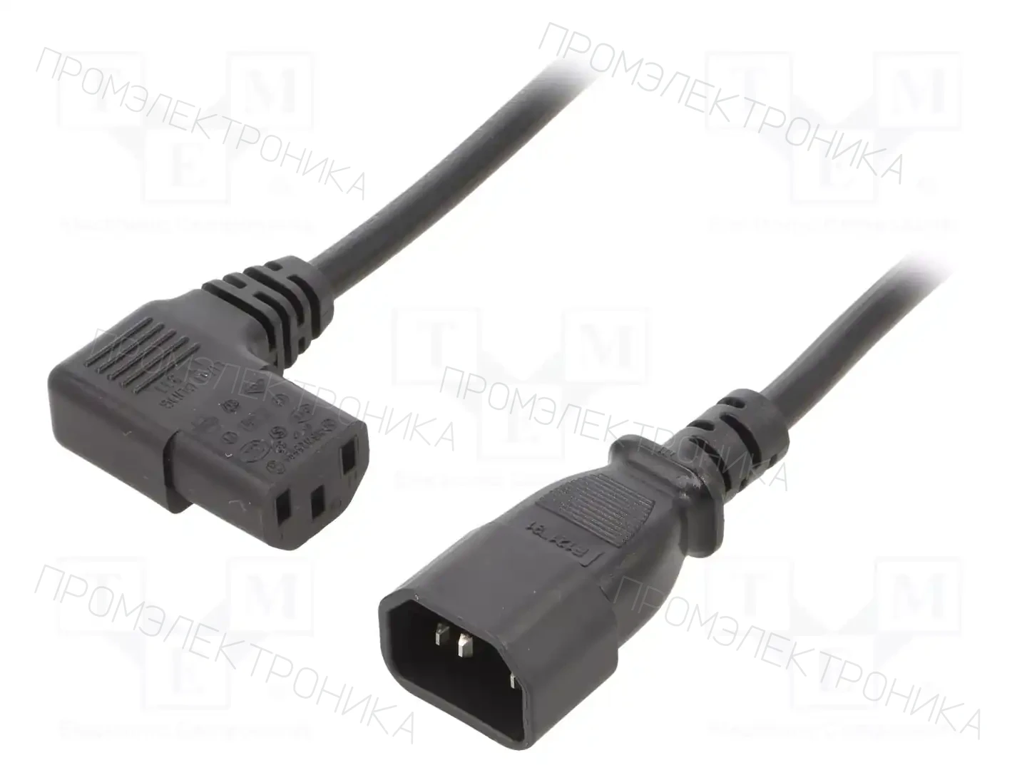 LIAN DUNG LT-602+511R H05VV-F 3X0.75 BLK 1M — Кабели питания компьютерные и универс