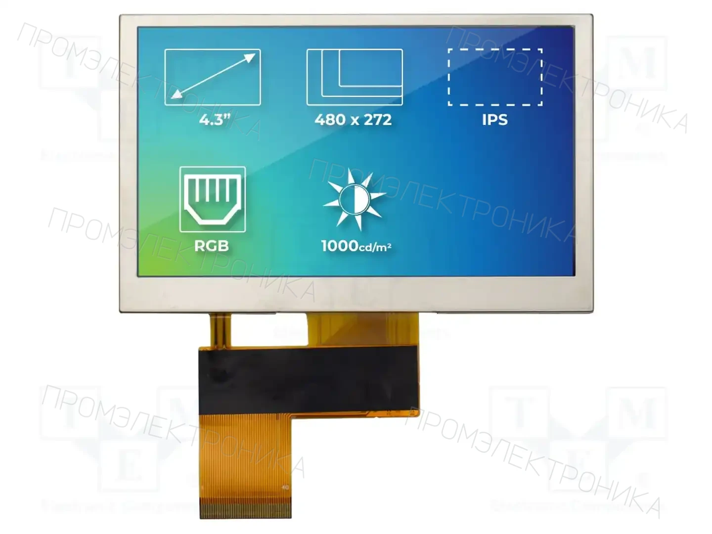 Riverdi RVT43HLTNWN00 — Дисплеи TFT