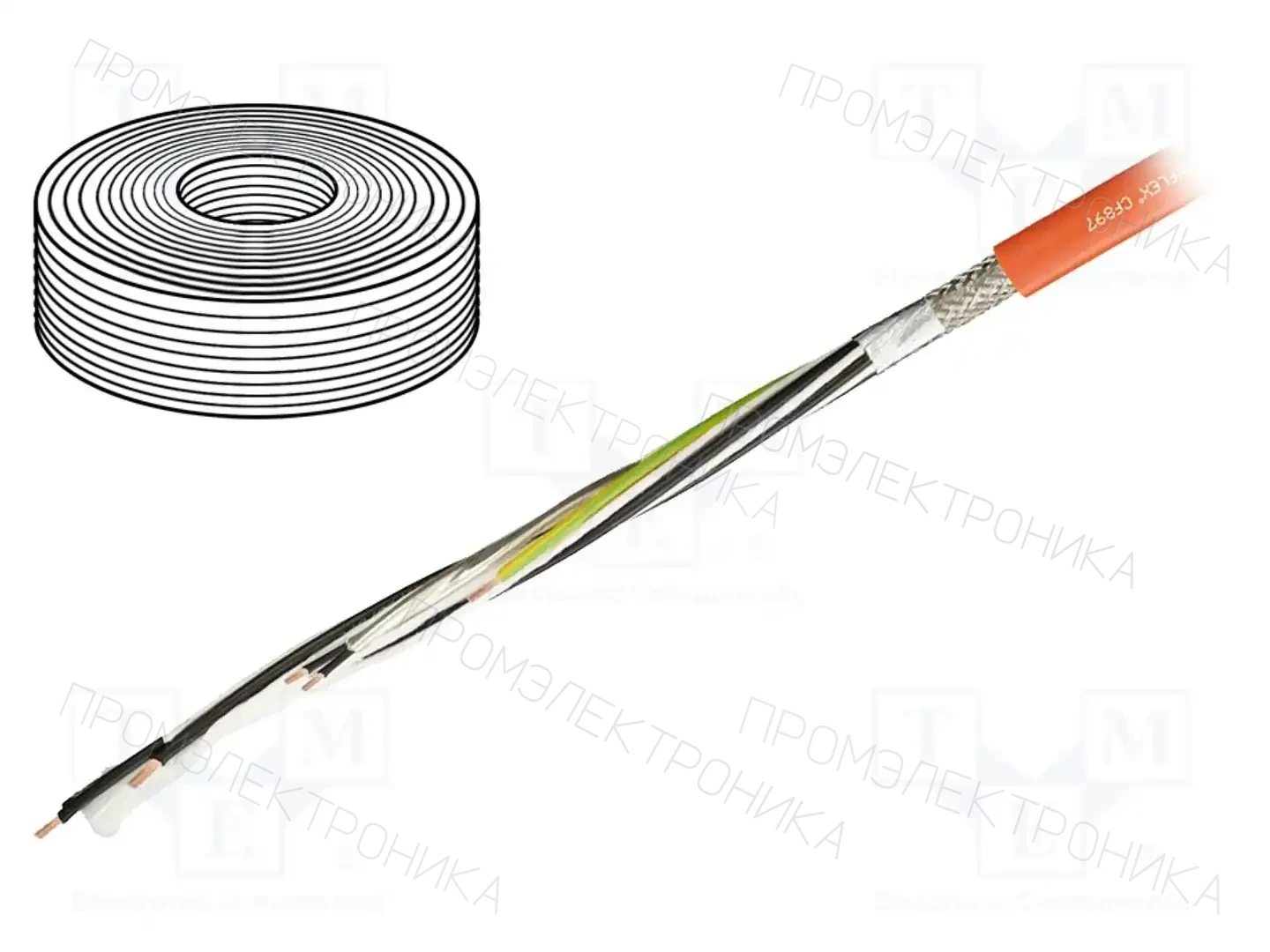 IGUS CF897.15.15.02.01 — Провода для направляющих- экранированные