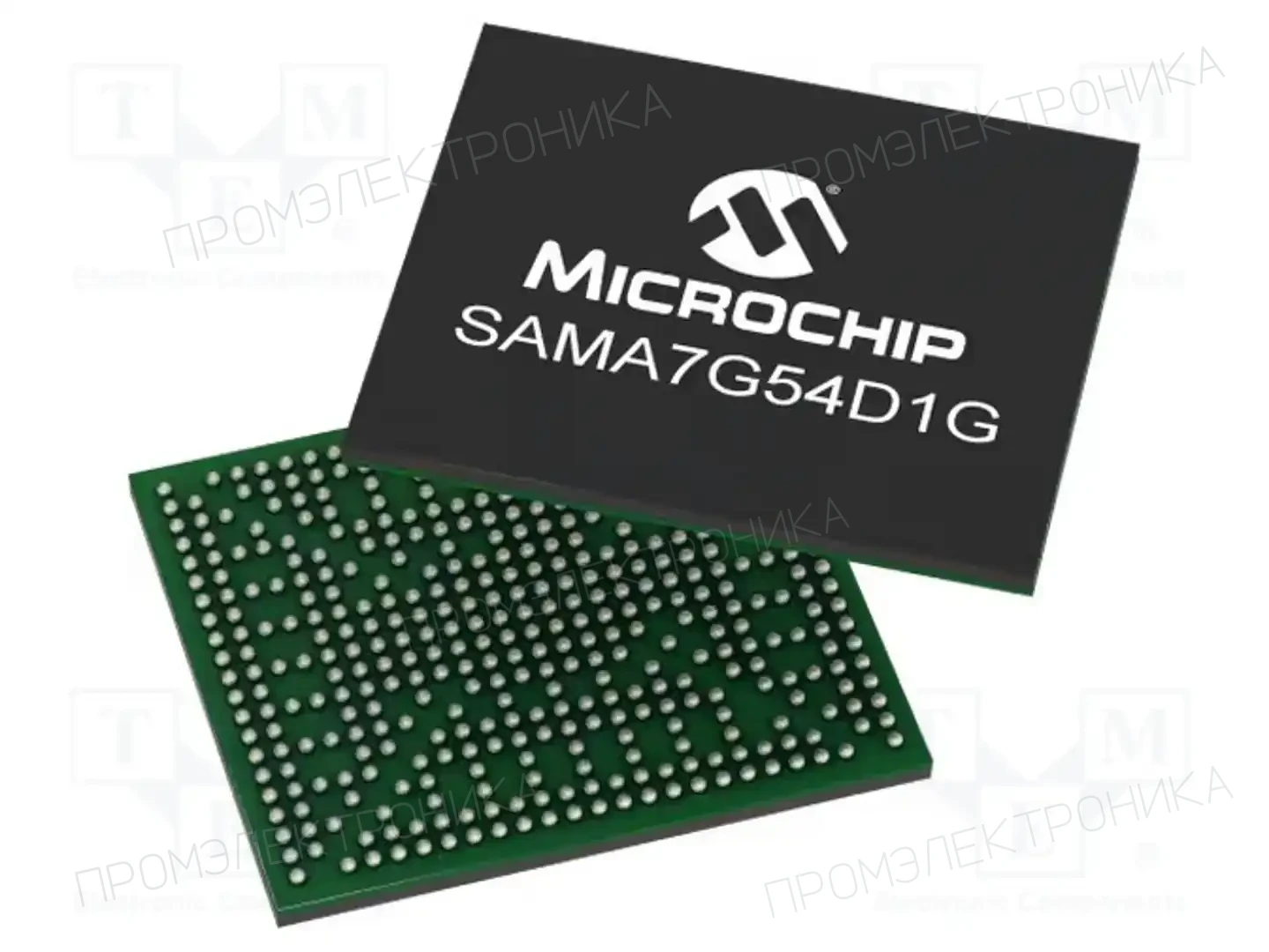 Microchip Technology SAMA7G54D1G-I/4UB — Микропроцессоры Microchip