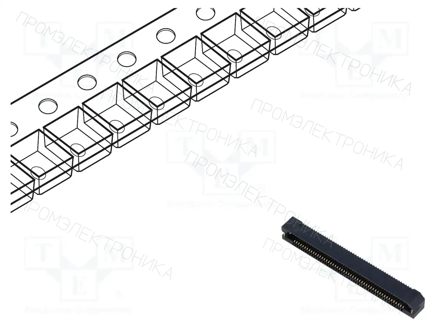 SAMTEC ERF8-050-05.0-L-DV-L-K-TR — Разъeмы пластина - пластина