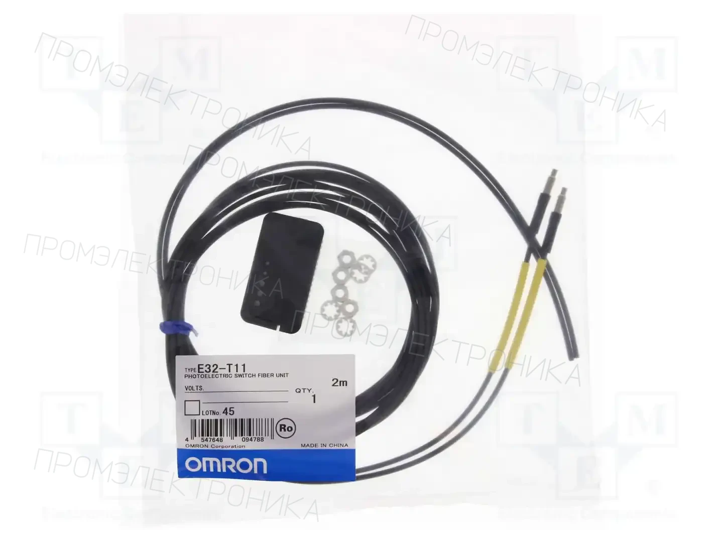 OMRON E32-T11 5M — Датчики световодные