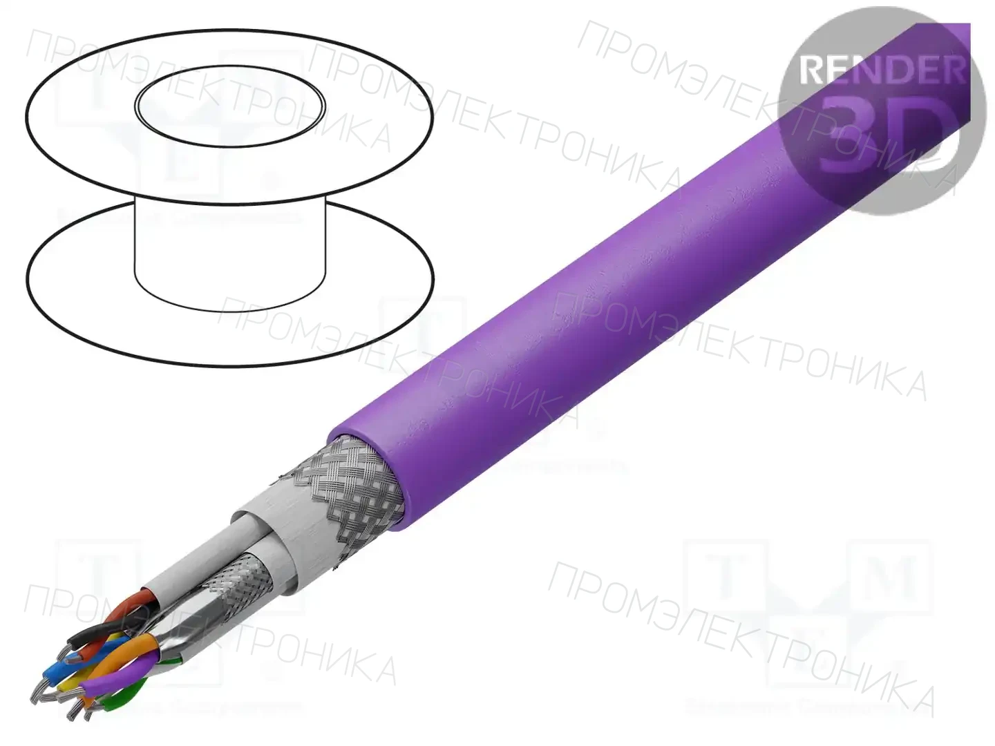 HELU 805287 — Провода для направляющих- экранированные