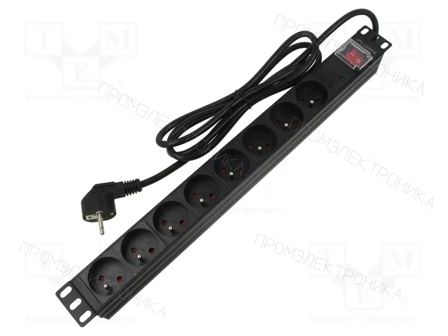 LANBERG PDU-08E-0200-BK — Планки защиты от перенапряжения