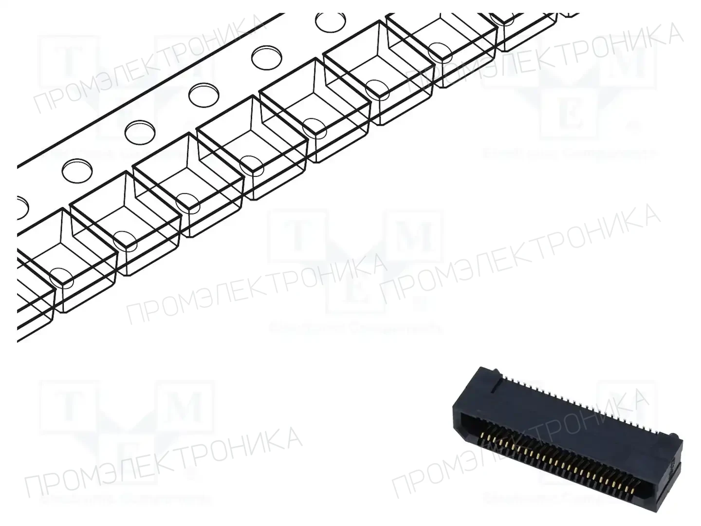 SAMTEC ERF8-025-07.0-L-DV-K-TR — Разъeмы пластина - пластина