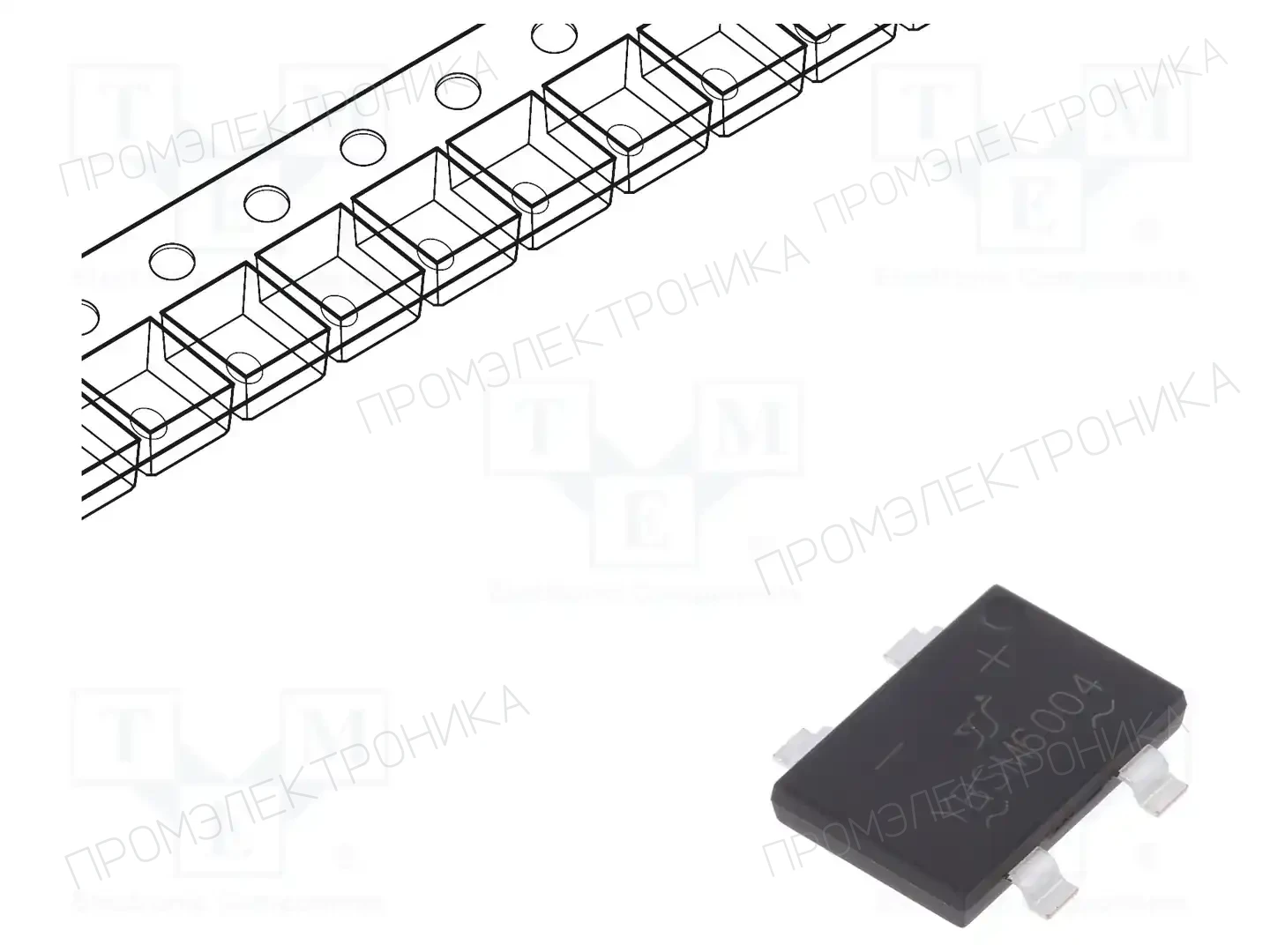 YANGJIE TECHNOLOGY YBSM6004 — Однофазные мосты диодные SMD/THT
