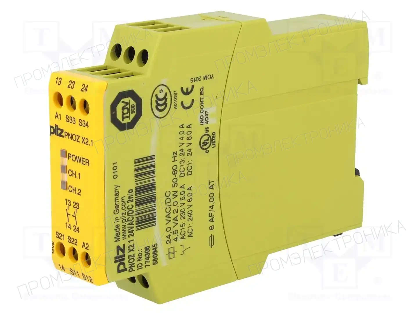 PILZ 774306 — Выключат. безопасности - мод. управления
