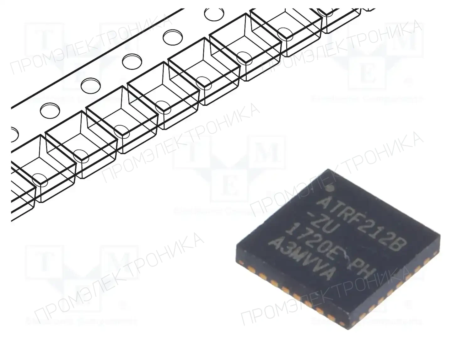 Microchip Technology AT86RF212B-ZU — Микросхемы другие
