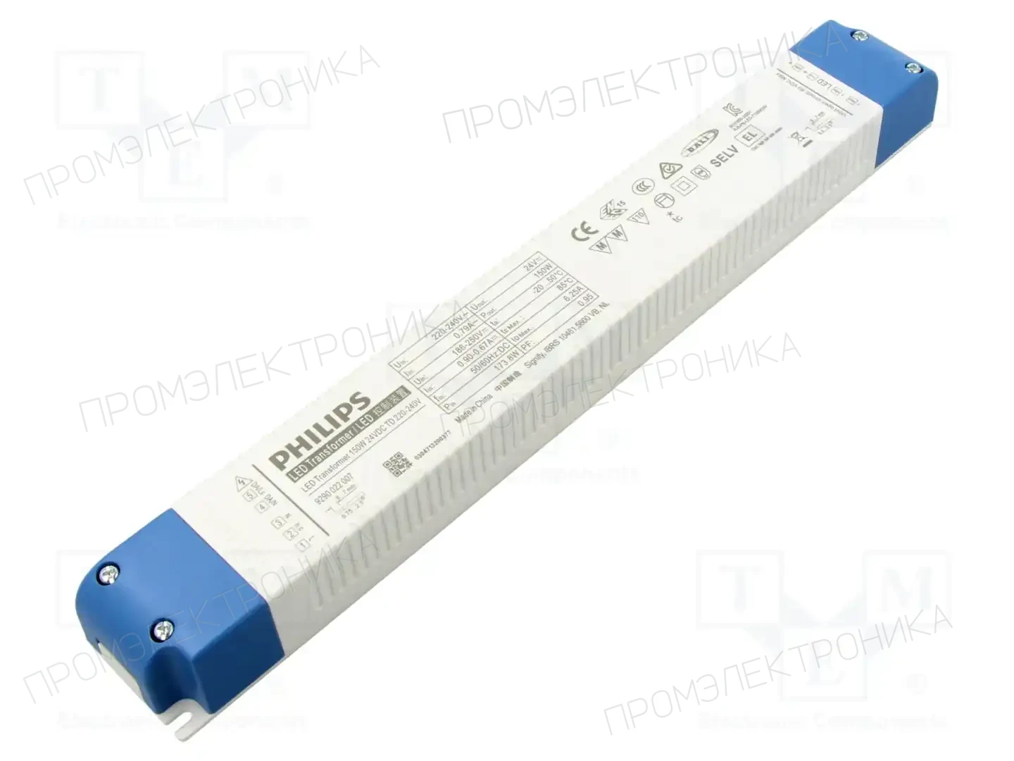 PHILIPS LED TRANSFORMER 150W 24VDC TD 220-240V — Блоки питания для LED