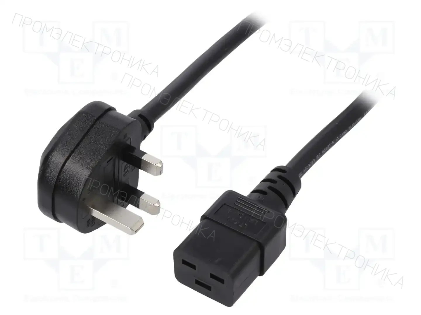 LIAN DUNG LT-318(13A)+549 3X1.5 BLK 1.5M — Кабели питания компьютерные и универс