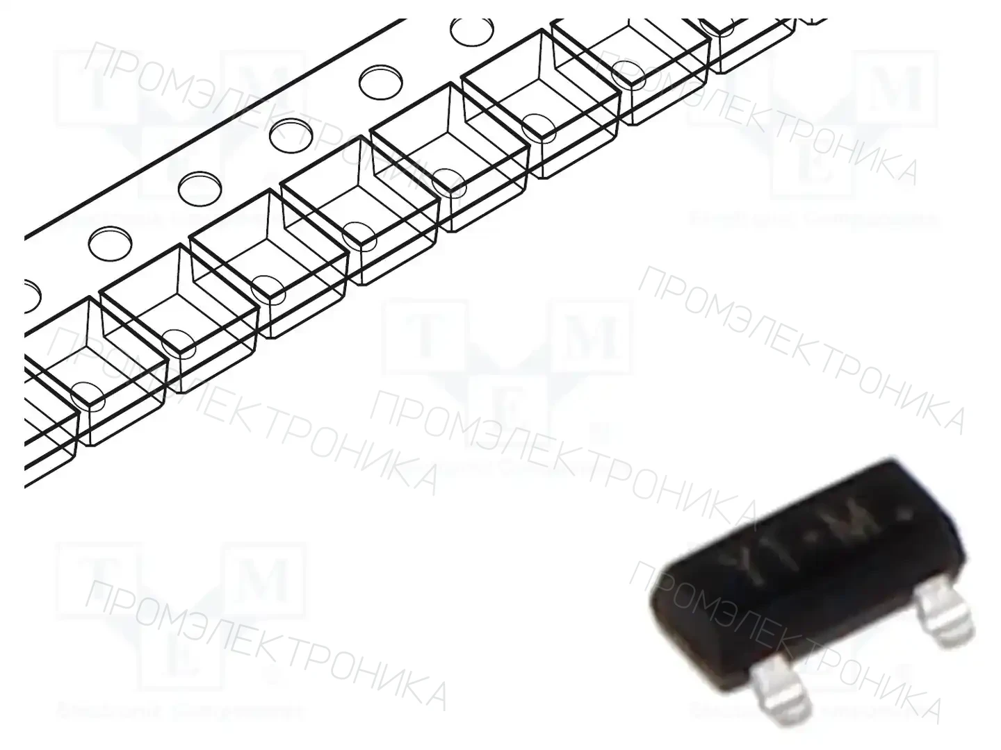 YANGJIE TECHNOLOGY SS8050-M — Транзисторы NPN SMD