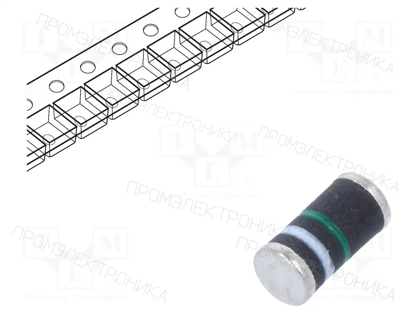 VISHAY BYM10-600-E3/96 — Универсальные диоды SMD