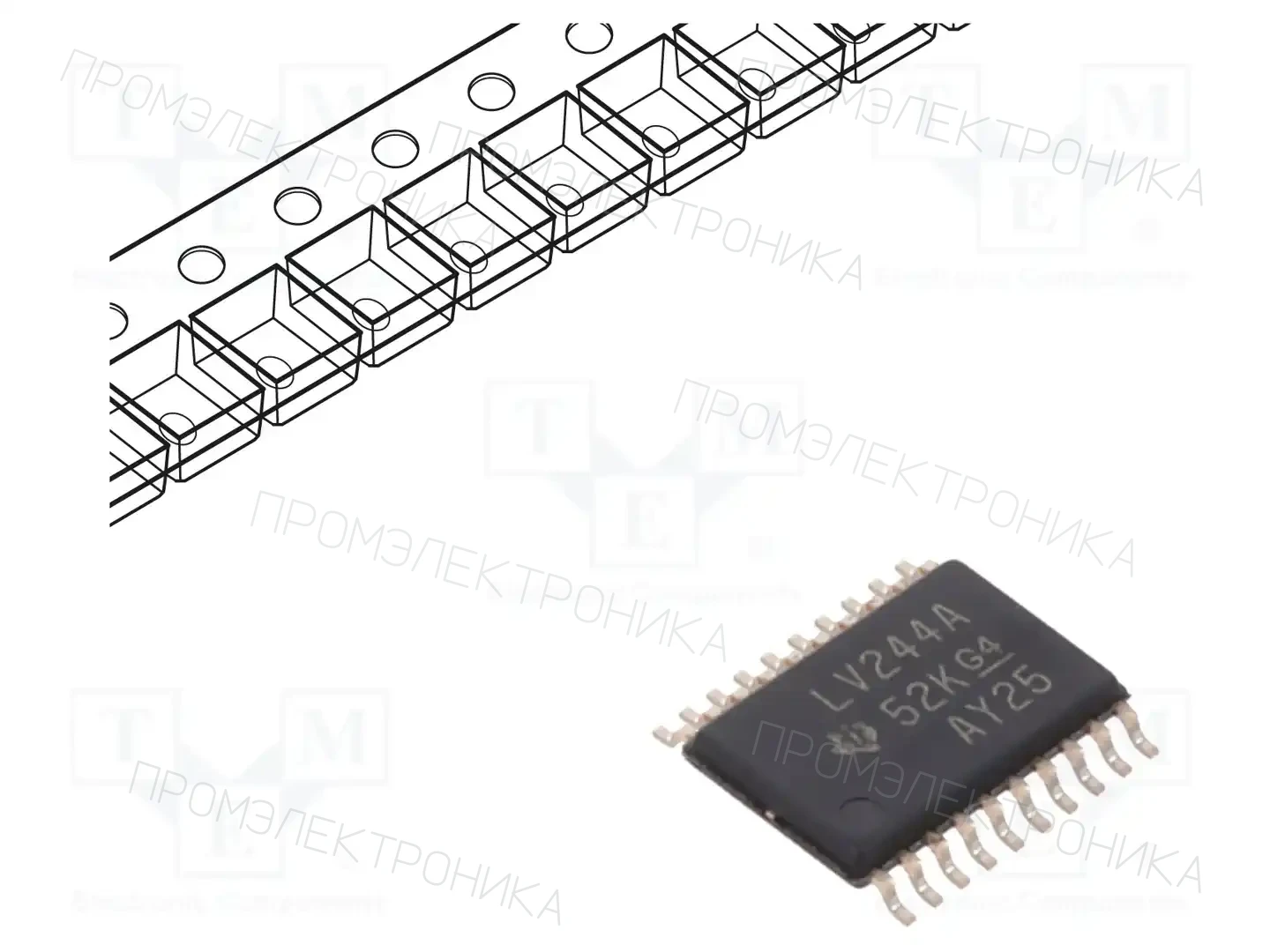 Texas Instruments SN74LV244APWR — Буферы, передатчики, контроллеры